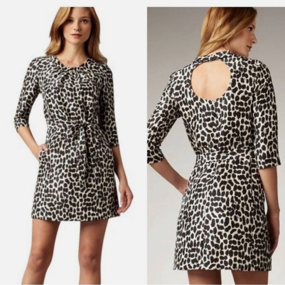 Kate Spade Black and White Backless Dress